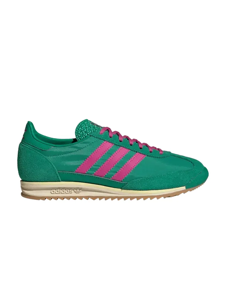 Кроссовки Adidas Wmns SL72 'Court Green Fuschia' — изображение 1 из 1, зеленый