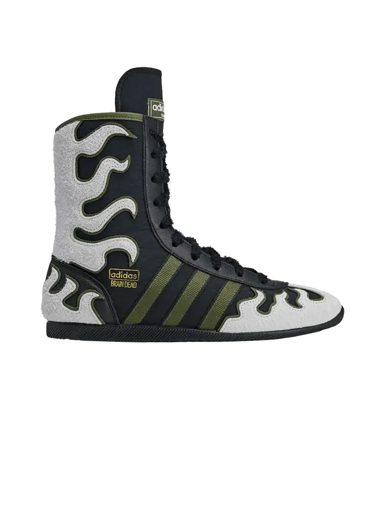 Кроссовки Adidas Brain Dead x Japan High — изображение 1 из 1, черный оливковый