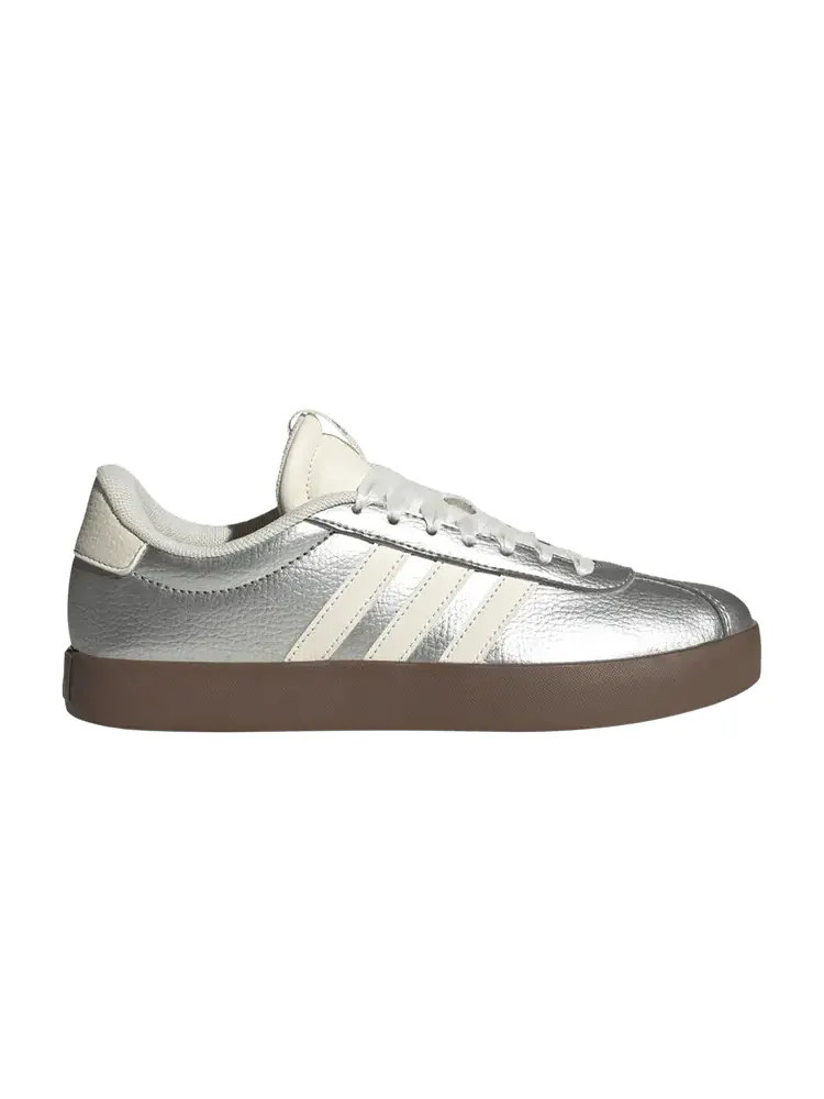 Кроссовки adidas VL Court 3.0 Silver Metallic — изображение 1 из 1, серебристый металлик