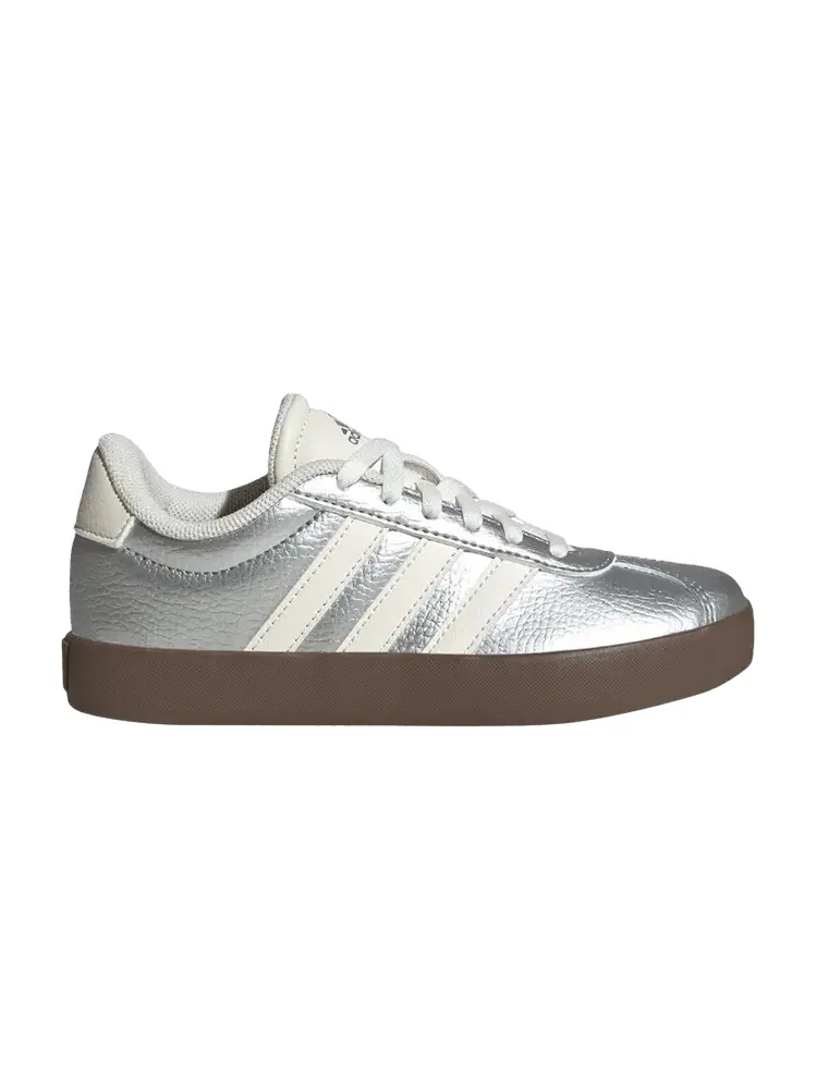 Кроссовки Adidas VL Court 3.0 K — изображение 1 из 1, серебристый металлик