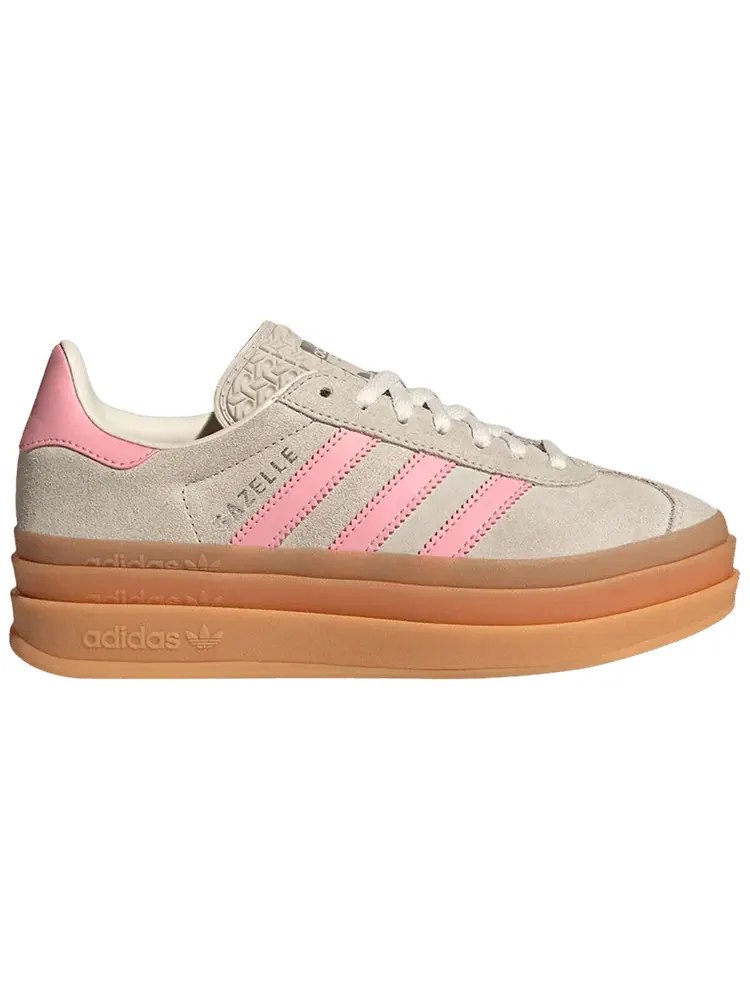 Кроссовки adidas Gazelle Bold J 'Beige Semi Pink Spark' — изображение 1 из 1, бежевый розовый