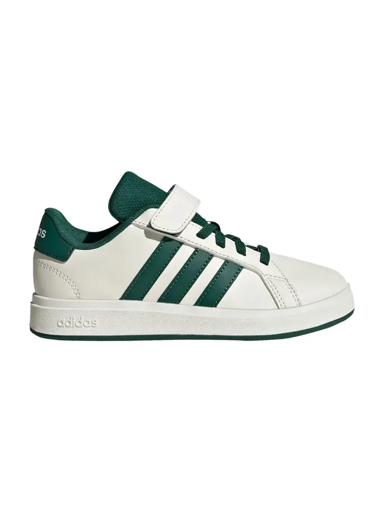 Кроссовки adidas Grand Court 2.0 C 'Off White Collegiate Green' — изображение 1 из 1, белый/зеленый/черный