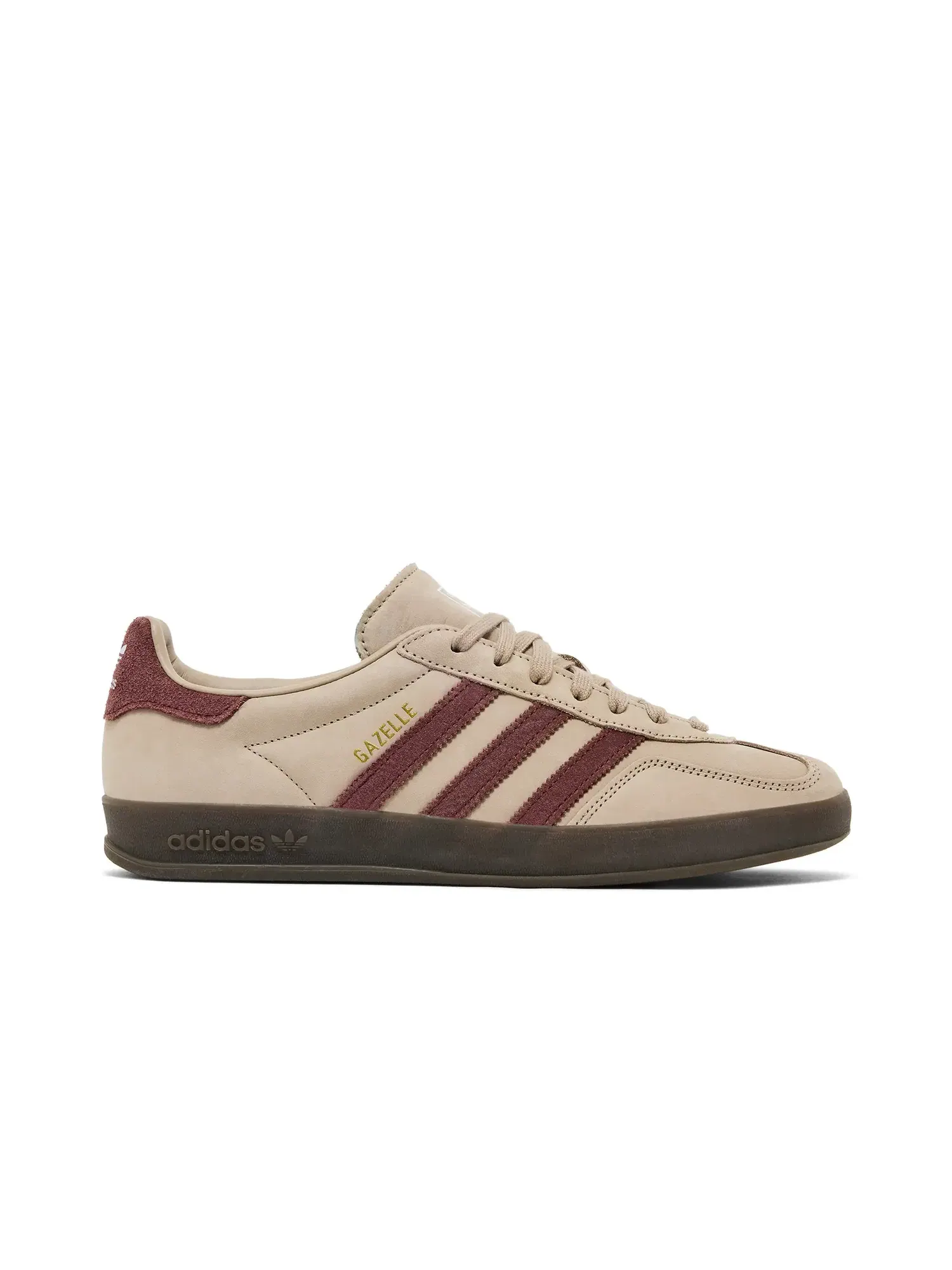 Кроссовки Adidas Originals Gazelle Indoor — изображение 1 из 8, хаки/коричневый/белый
