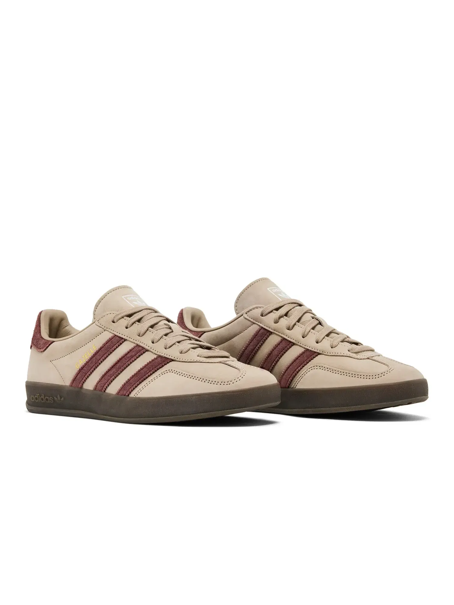 Кроссовки Adidas Originals Gazelle Indoor — изображение 8 из 8, хаки/коричневый/белый