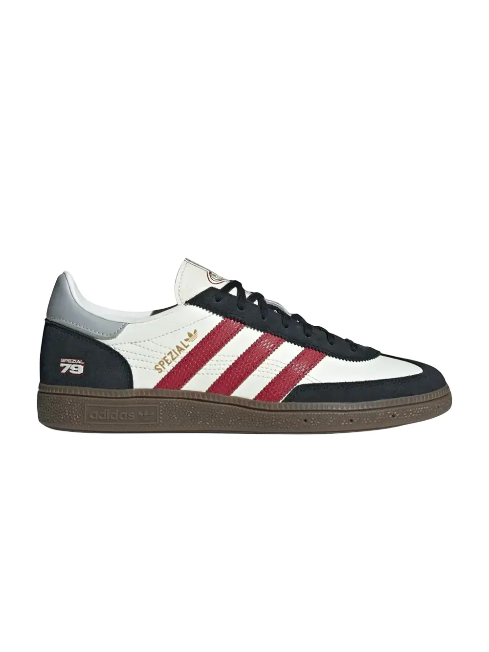 Кроссовки Adidas Handball Spezial — изображение 1 из 1, белый/золотистый/красный