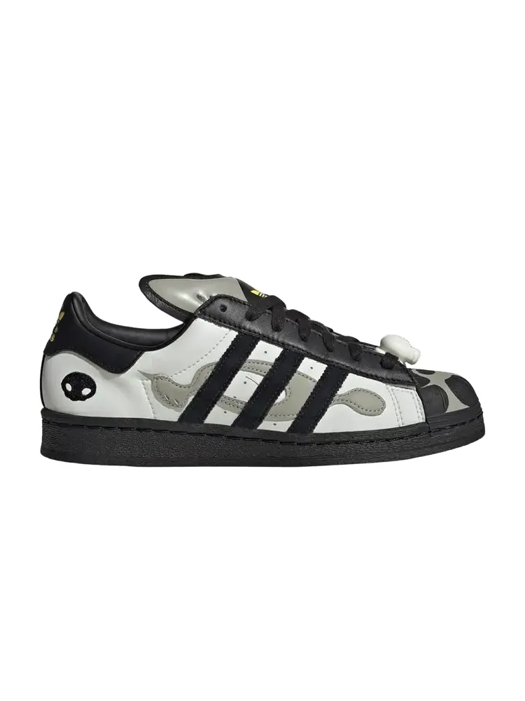 Кроссовки OFFGOD:TATE x adidas Superstar 82 'Orbit Grey Core Black Yellow' — изображение 1 из 1, серый