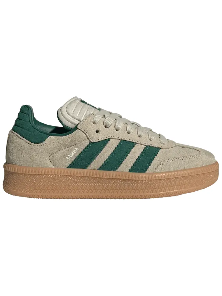 Кроссовки adidas Samba XLG J 'Putty Grey Collegiate Green' — изображение 1 из 1, серый зеленый