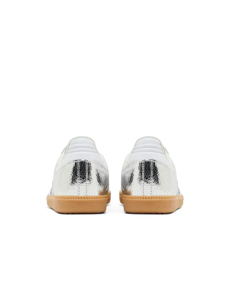 Кроссовки Wmns Samba OG 'Silver Metallic Cracked Leather' — изображение 6 из 8, серебристый металлик