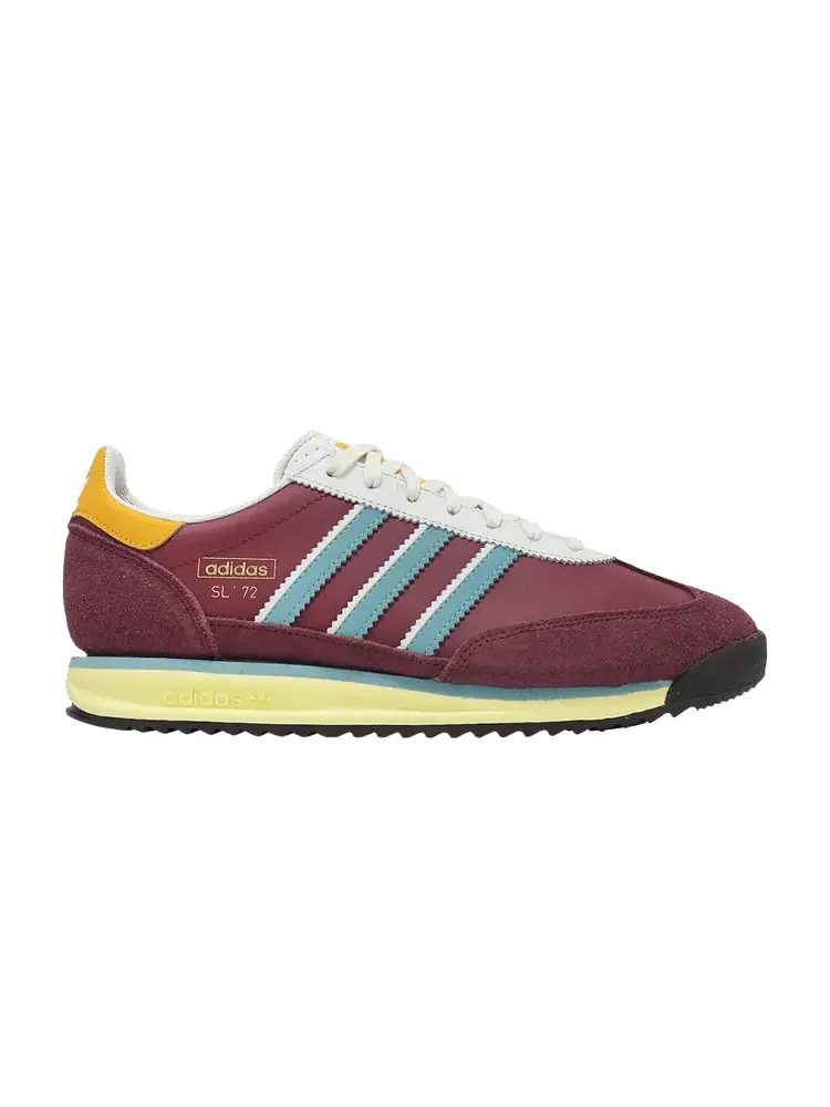 Кроссовки adidas SL72 RS 'Collegiate Burgundy Mint Ton' — изображение 1 из 1, бордовый//красный