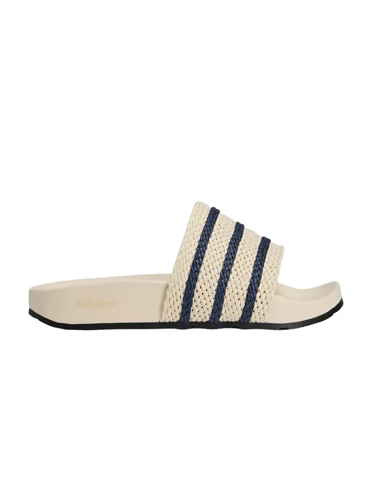 Шлепанцы Wales Bonner x Adilette Slides 'Wonder White Night Indigo' — изображение 1 из 1, белый индиго