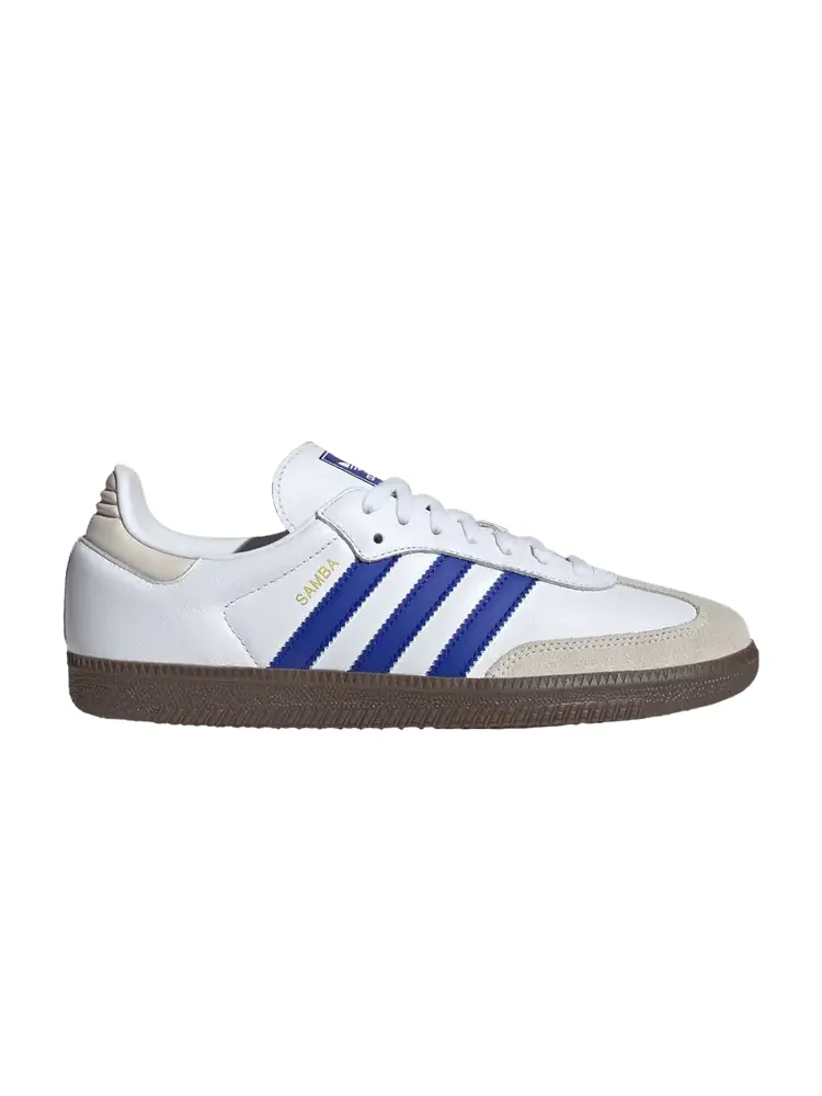 Кроссовки adidas Samba OG 'White Lucid Blue Gum' — изображение 1 из 1, белый/синий