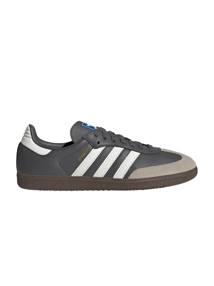 Кроссовки Adidas Samba OG 'Grey Core White Gum' — изображение 1 из 1, серый