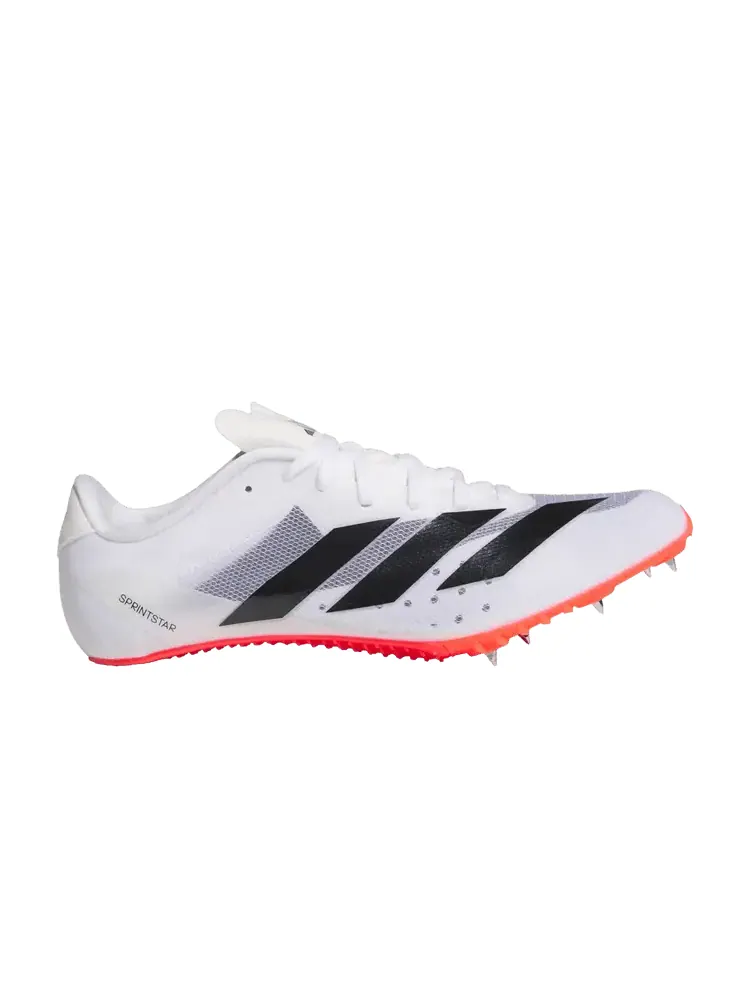 Кроссовки Adizero Sprintstar 'White Black Lucid Red' — изображение 1 из 1, белый черный красный