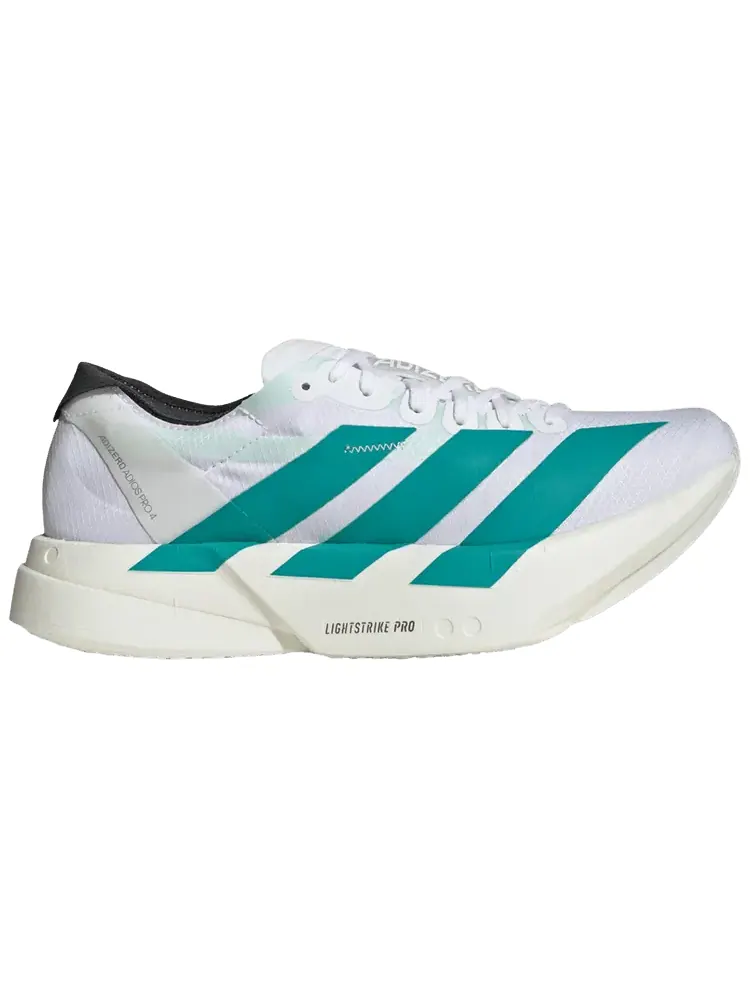 Кроссовки adidas Wmns Adizero Adios Pro 4 'White Pure Teal' — изображение 1 из 1, белый