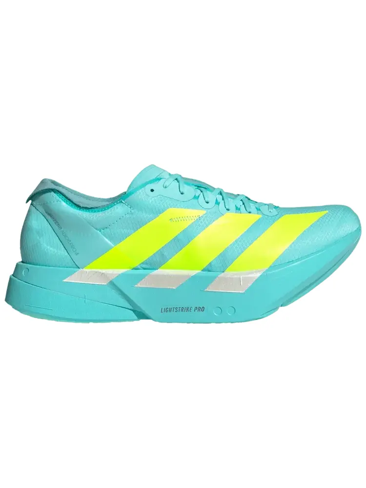 Кроссовки adidas Adizero Adios Pro 4 'Flash Aqua Lucid Lemon' — изображение 1 из 1, синий