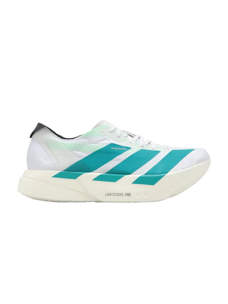 Кроссовки adidas Adizero Adios Pro 4 'White Pure Teal' — изображение 1 из 1, белый