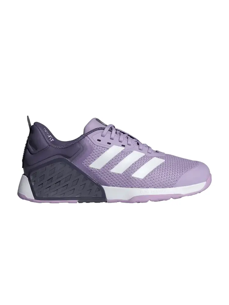 Кроссовки adidas Wmns Dropset 3 'Powder Plum' — изображение 1 из 1, белый/фиолетовый