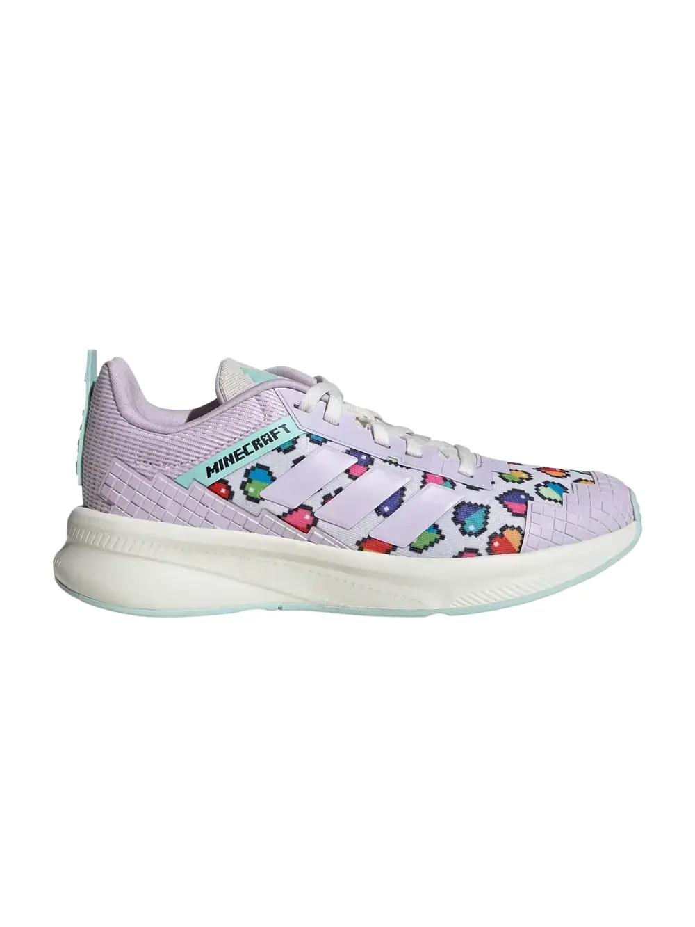 Кроссовки Minecraft x Adidas FortaRun 4.0 J — изображение 1 из 1, голубой