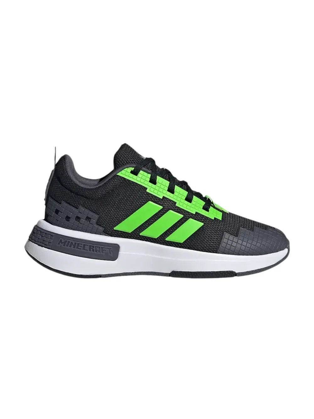 Кроссовки Minecraft x Adidas Pro J — изображение 1 из 1, черный/белый
