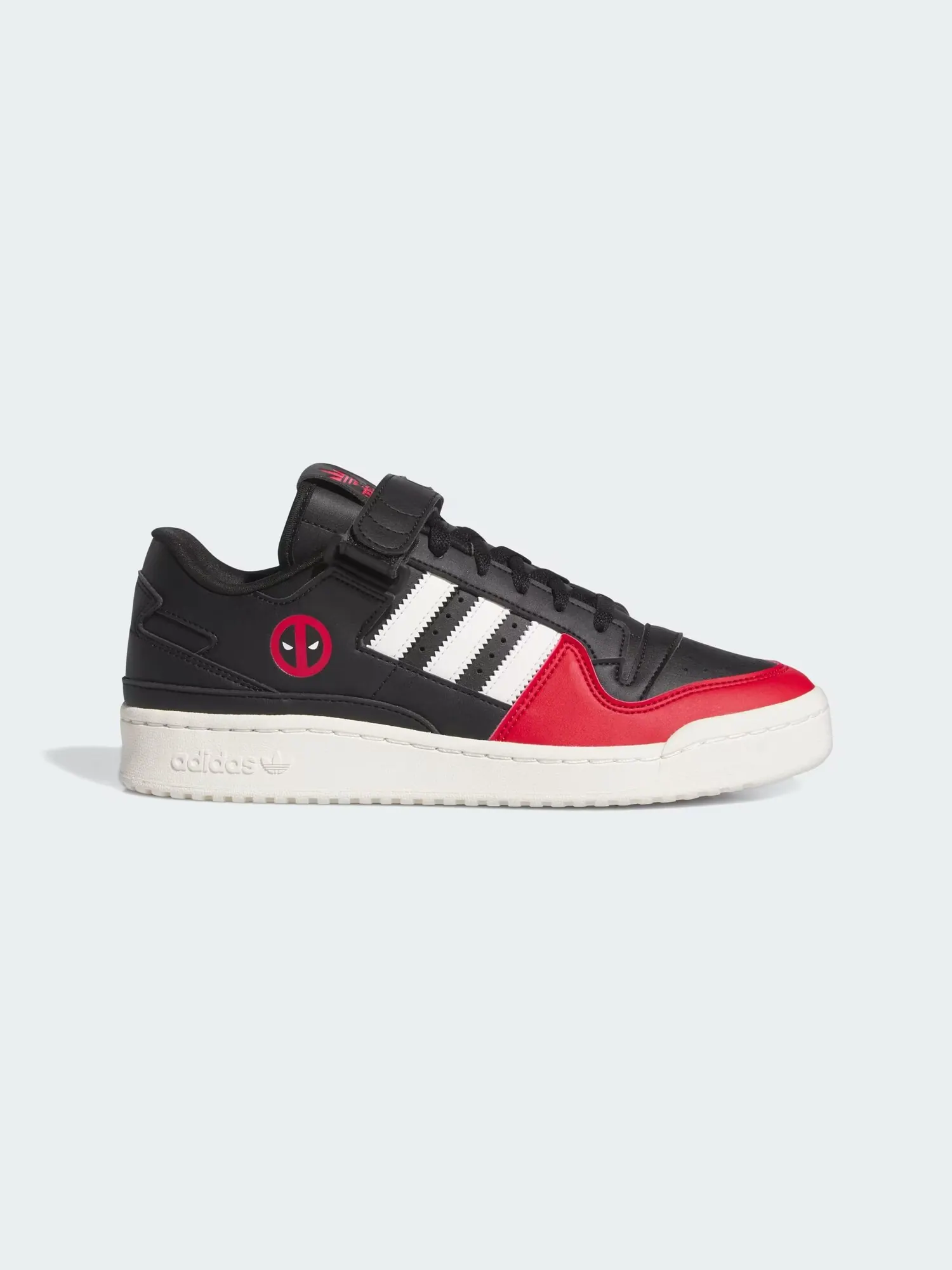 Кроссовки Adidas Forum Low x Marvel 'Deadpool' — изображение 1 из 8, черный/красный