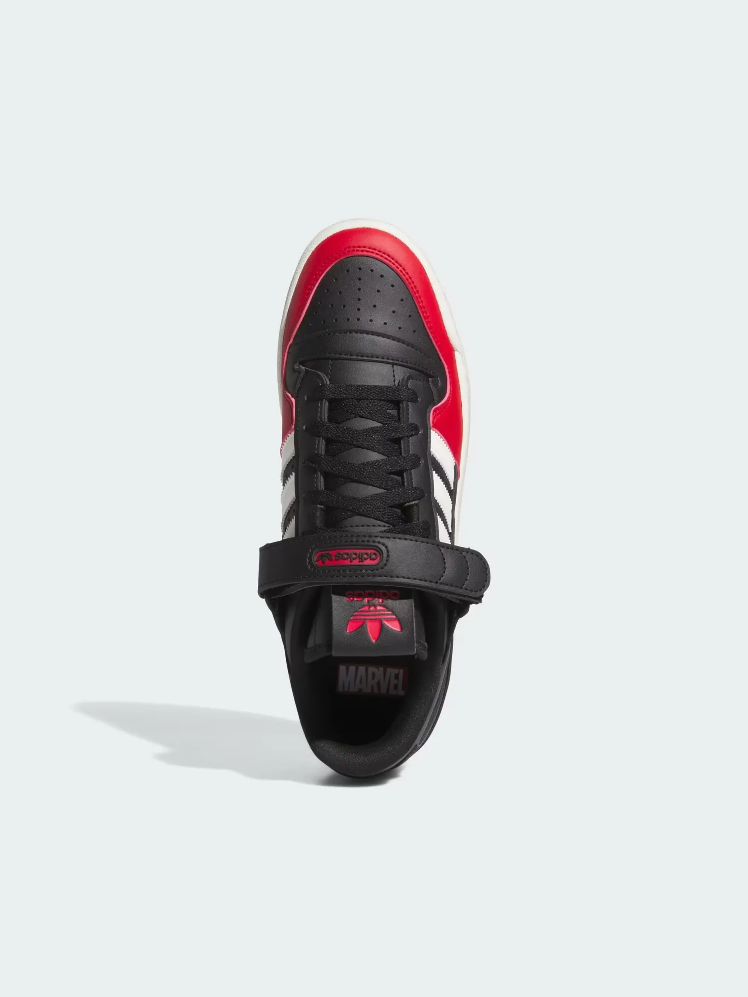 Кроссовки Adidas Forum Low x Marvel 'Deadpool' — изображение 3 из 8, черный/красный