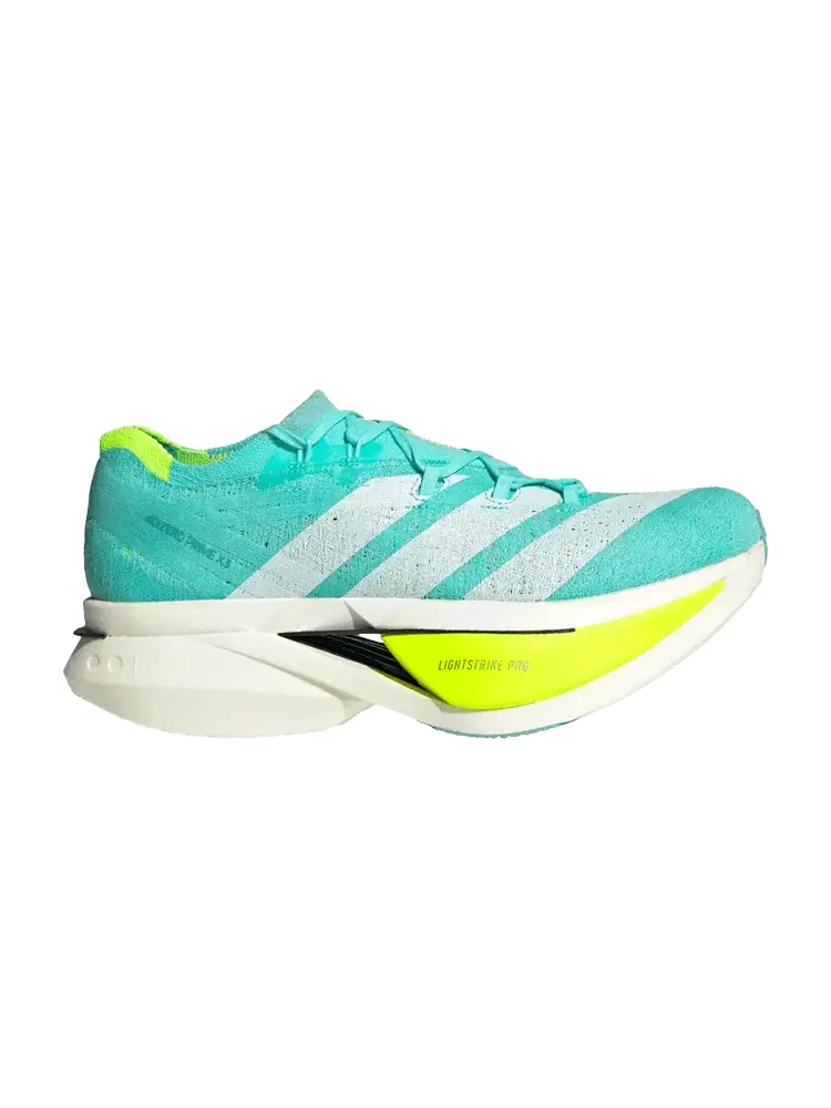 Кроссовки adidas Adizero Prime X 3.0 Strung 'Flash Aqua Lucid Lemon' — изображение 1 из 1, голубой/металлик