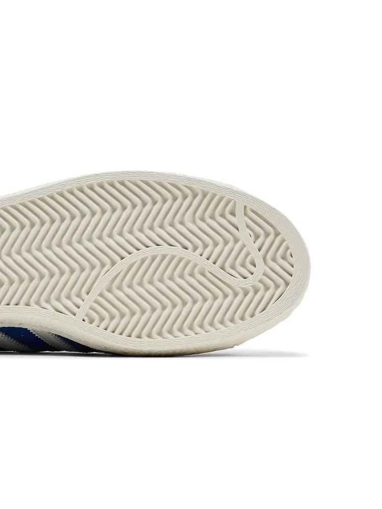 Кроссовки BAPE x Superstar Vintage 'Blue White' — изображение 5 из 8, синий белый
