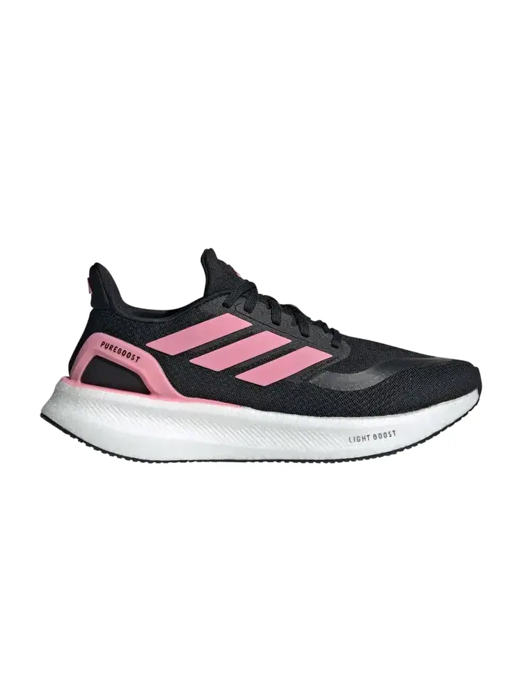 Кроссовки Adidas Wmns Pureboost 5 — изображение 1 из 1, черный розовый белый