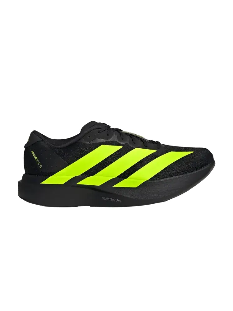 Кроссовки Adizero Evo SL 'Black Lucid Lemon' — изображение 1 из 1, черный
