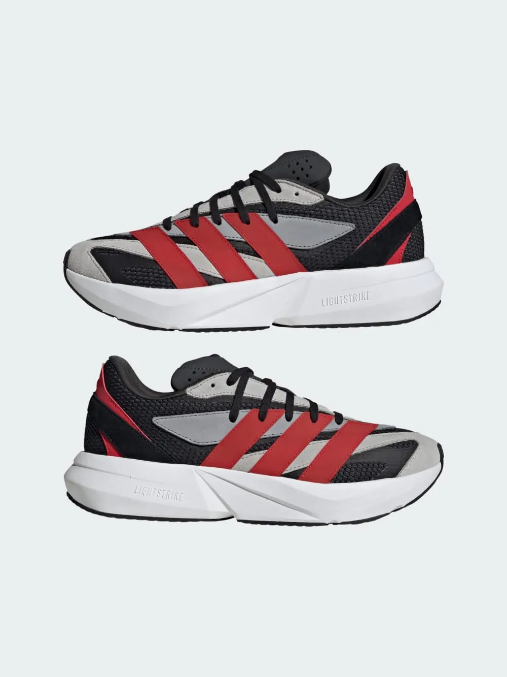 Кроссовки Adidas Lightblaze — изображение 7 из 9, черный/красный/серый