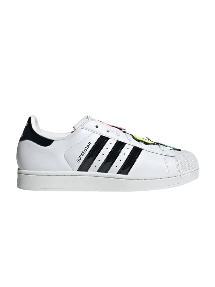 Кроссовки adidas Jeremy Scott x Superstar 2 'White Black' — изображение 1 из 1, белый/черный/черный