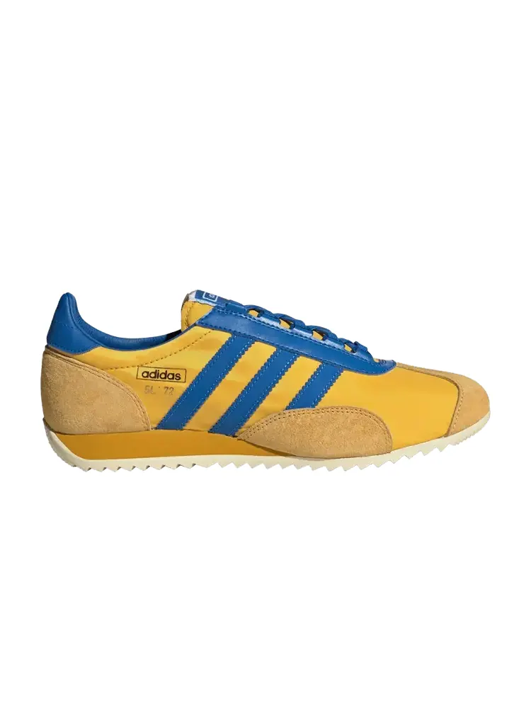 Кроссовки adidas SL72 PT 'Bold Gold Bright Royal' — изображение 1 из 1, золотистый/яркий/синий