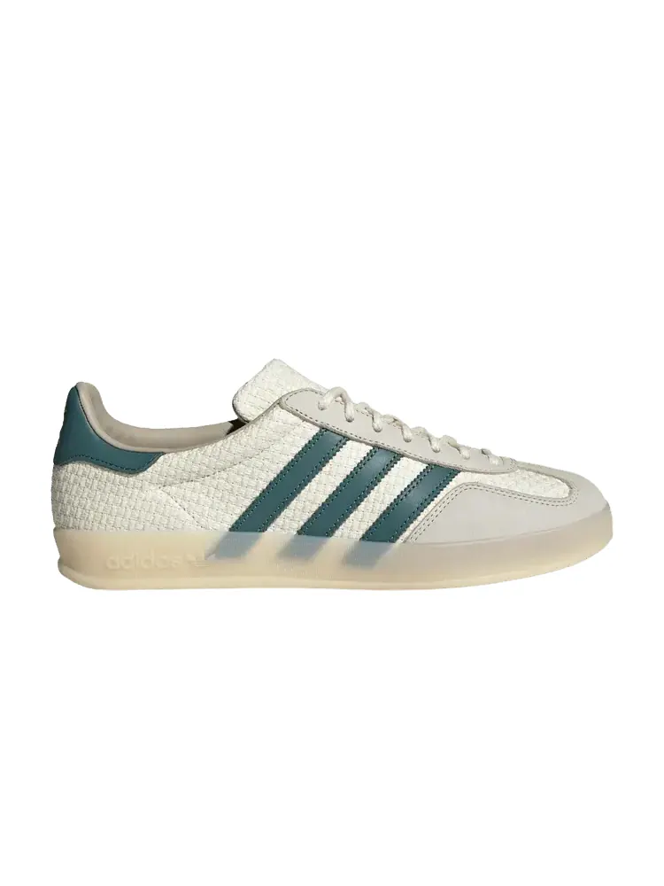 Кроссовки adidas Gazelle Indoor 'Cotton Weave Pack - Cream Preloved Teal' — изображение 1 из 1, кремовый белый//белый