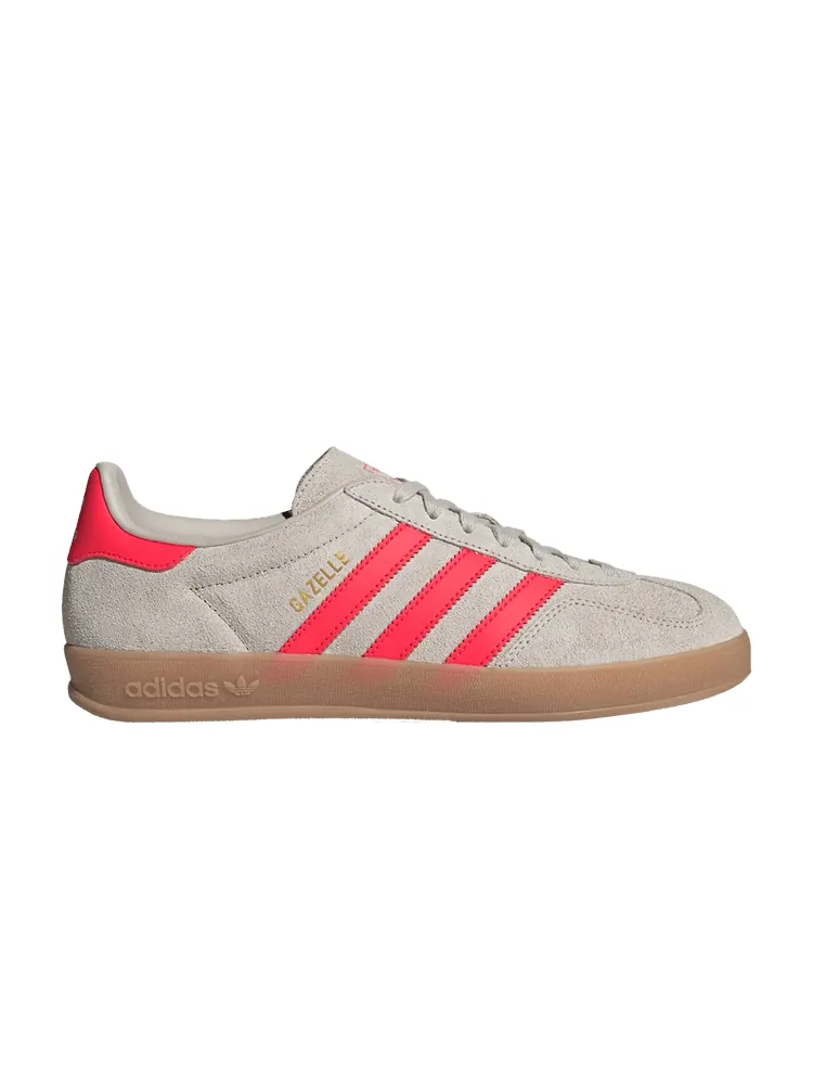 Кроссовки adidas Gazelle Indoor 'Beige Lucid Red' — изображение 1 из 1, бежевый/красный/белый