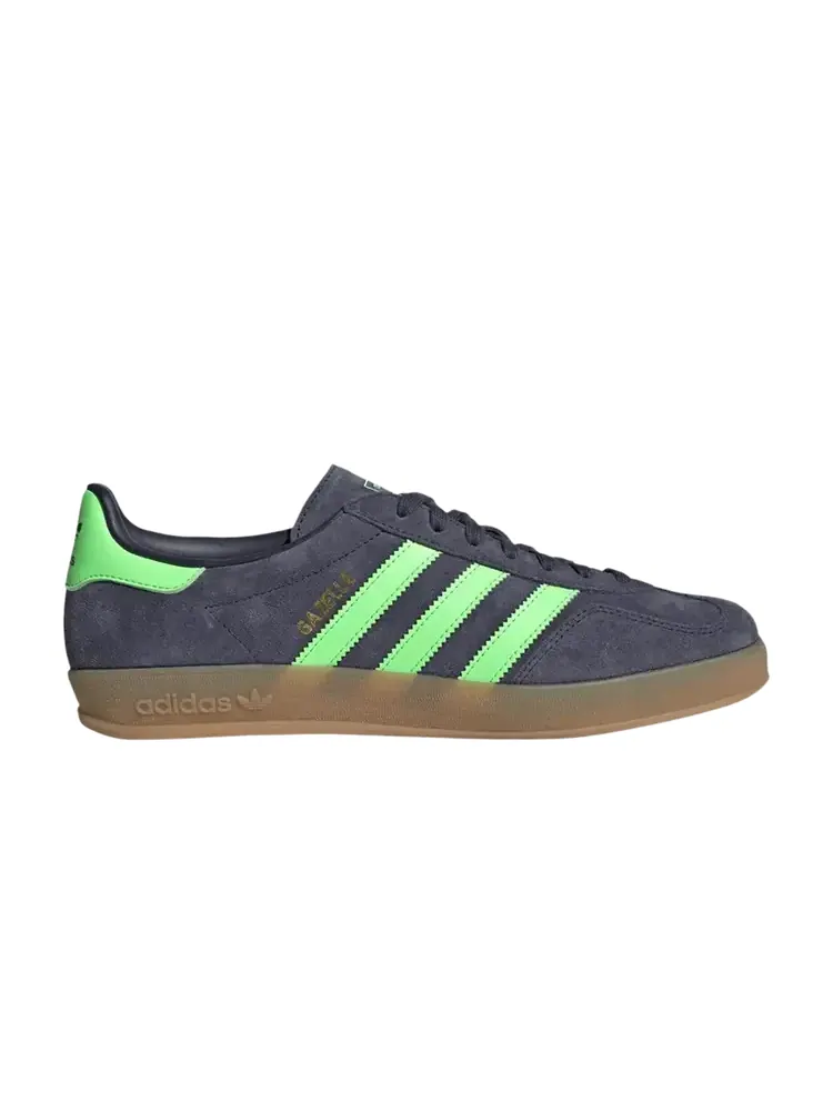 Adidas Gazelle Indoor 'Shadow Navy Lime Burst Cloud White' — изображение 1 из 1, синий