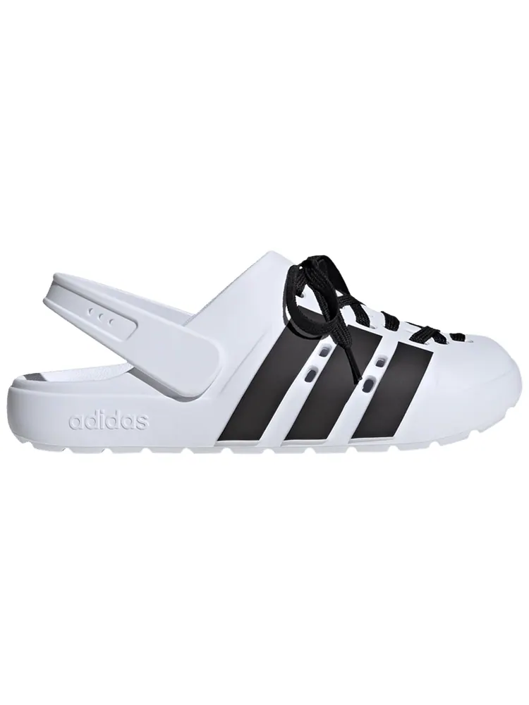 Сабо adidas Adilette Clog 2.0 'White Black Laces'