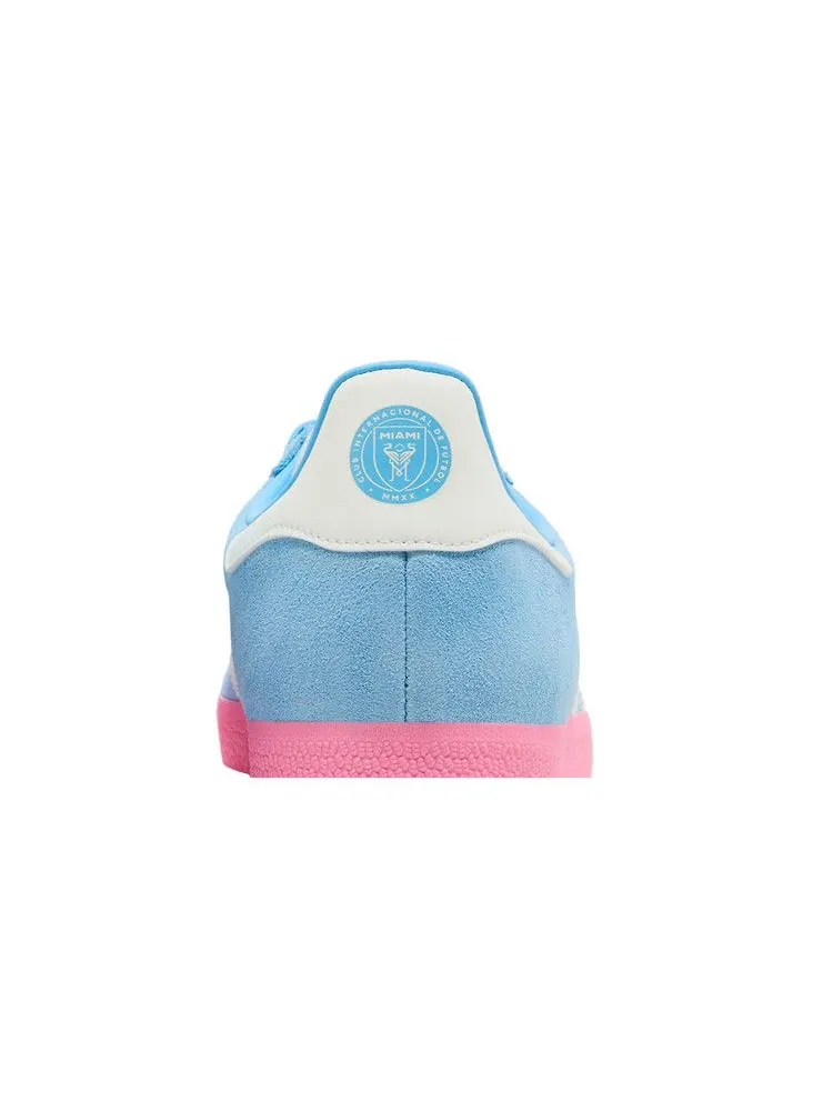 Кроссовки adidas Gazelle Inter Miami CF 'Third Kit' — изображение 8 из 9, синий/белый/розовый
