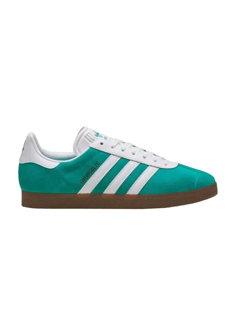 Кроссовки Adidas Liverpool FC x Gazelle, Third Kit — изображение 1 из 1, бирюзовый