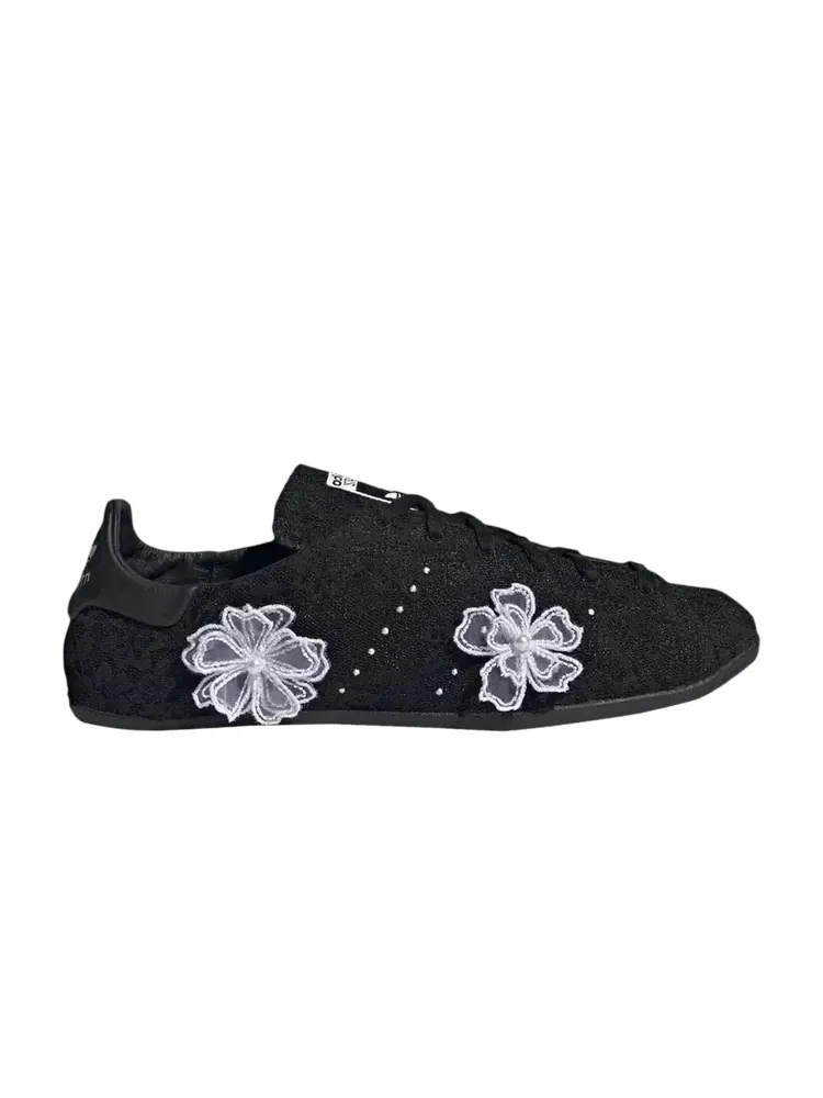 Кроссовки Adidas atmos pink x Wmns Stan Smith Lo Pro, Floral Lace — изображение 1 из 1, черный