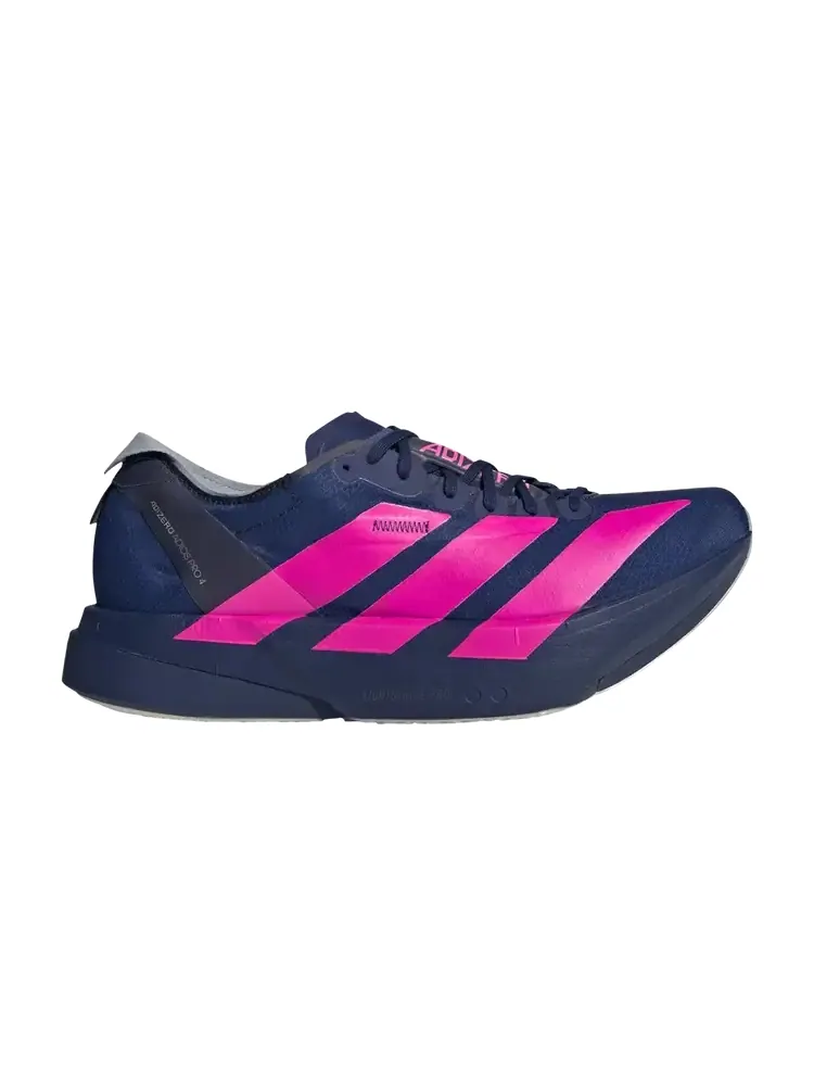 Adidas Adizero Adios Pro 4 M 'Dark Blue Shock Pink Dash Grey' — изображение 1 из 1, синий