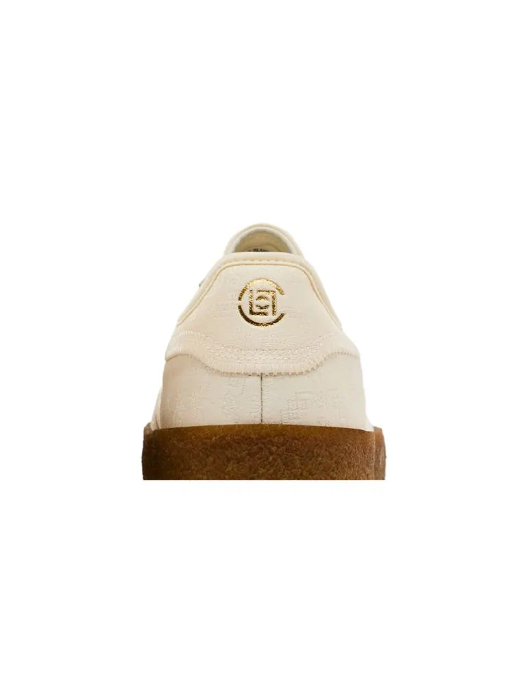 Кроссовки CLOT x Gazelle 'Crepe Sole Pack - Cream White' — изображение 7 из 8, кремовый белый