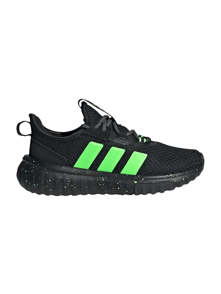 Кроссовки adidas Kaptir 4.0 K 'Black Lime Burst' — изображение 1 из 1, черный//белый
