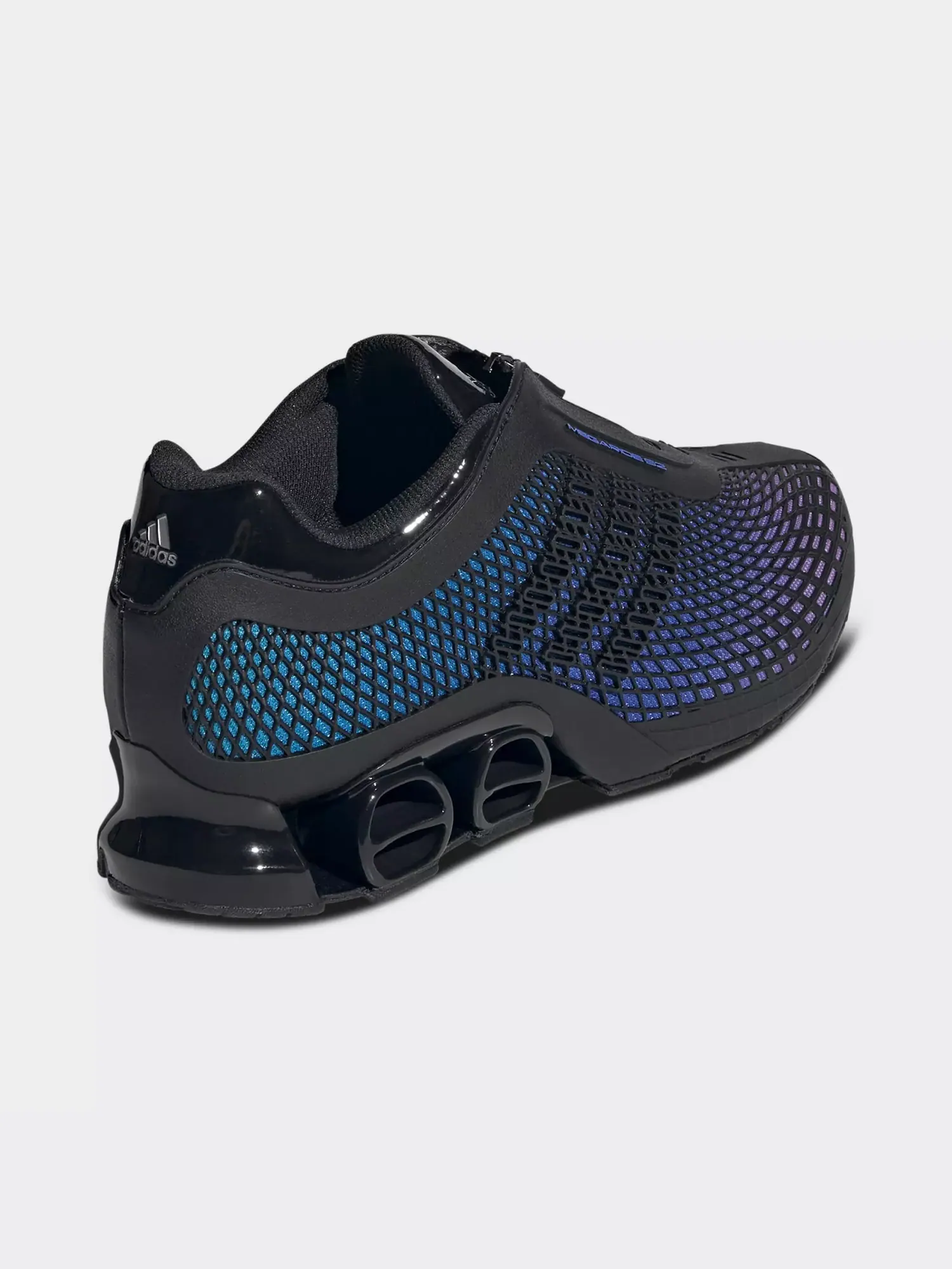 Кроссовки adidas Megaride S2 'Black Hi-Res Blue Purple' — изображение 4 из 6, черный/-синий/фиолетовый