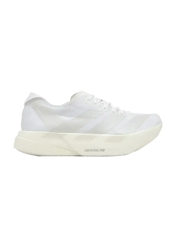 Кроссовки Adizero Adios Pro 4 'White Zero Metallic' — изображение 1 из 1, белый металлик