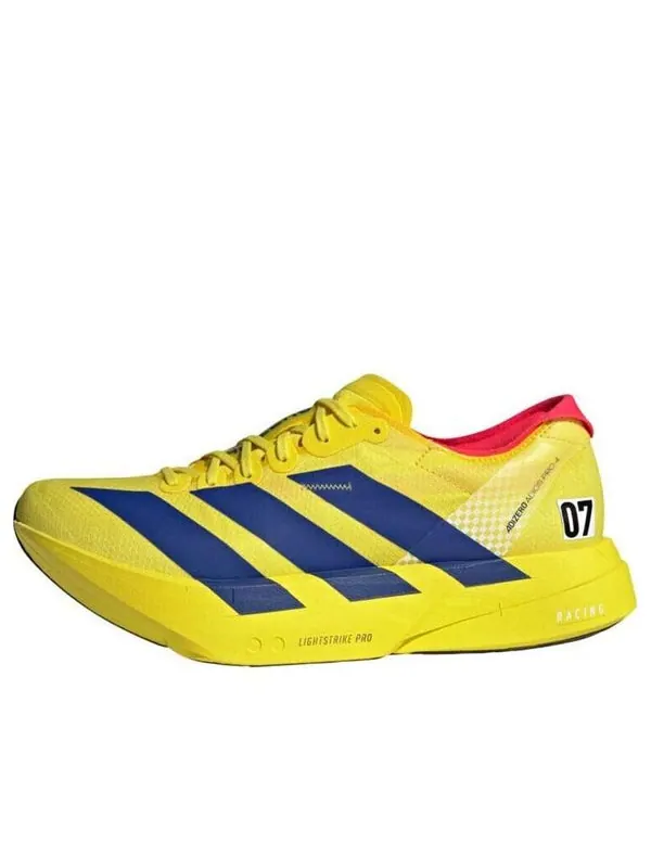 Кроссовки мужские Adidas Adizero Adios Pro 4 Tokyo — изображение 1 из 4, желтый/синий