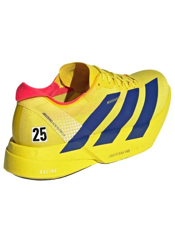 Кроссовки мужские Adidas Adizero Adios Pro 4 Tokyo — изображение 4 из 4, желтый/синий
