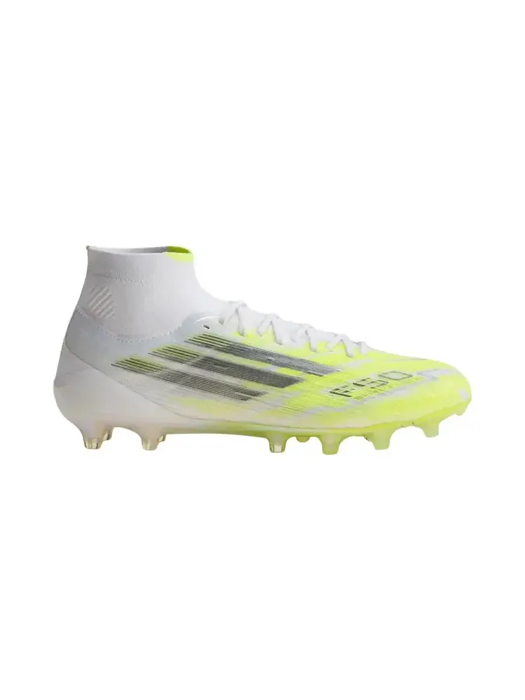Adidas Wmns F50 Sparkfusion Elite Mid FG AG 'Cloud White Iron Metallic Hi-Res Yellow' — изображение 1 из 1, белый