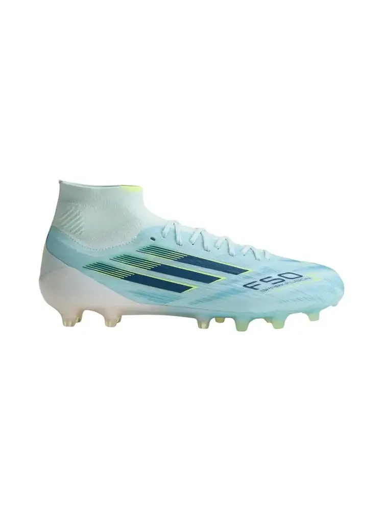 Adidas Wmns F50 Sparkfusion Elite Mid FG AG 'Almost Blue Dusky Petrol Hi-Res Yellow' — изображение 1 из 1, синий