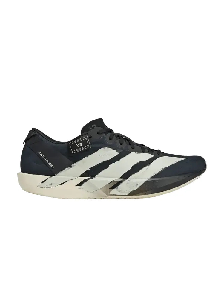 Кроссовки adidas Y-3 Adizero Adios 9 'Black Off White' — изображение 1 из 1, черный/черный/белый