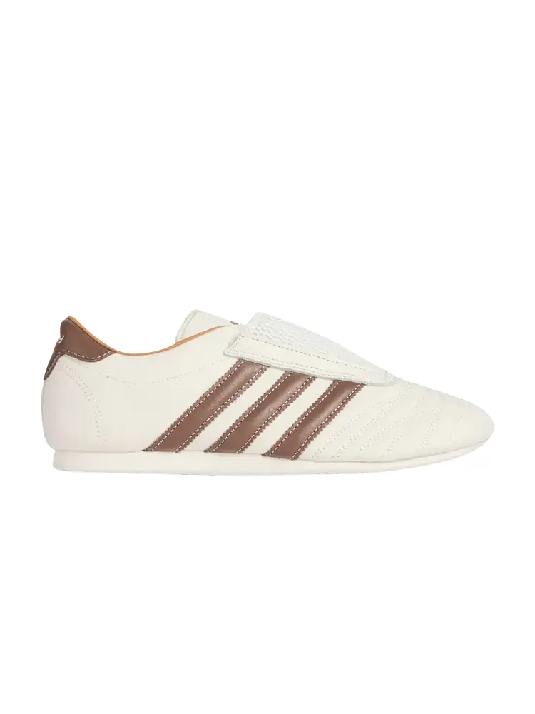 Кроссовки Adidas Kith x Taekwondo, Natural Canvas Coffee Quartz — изображение 1 из 1, белый